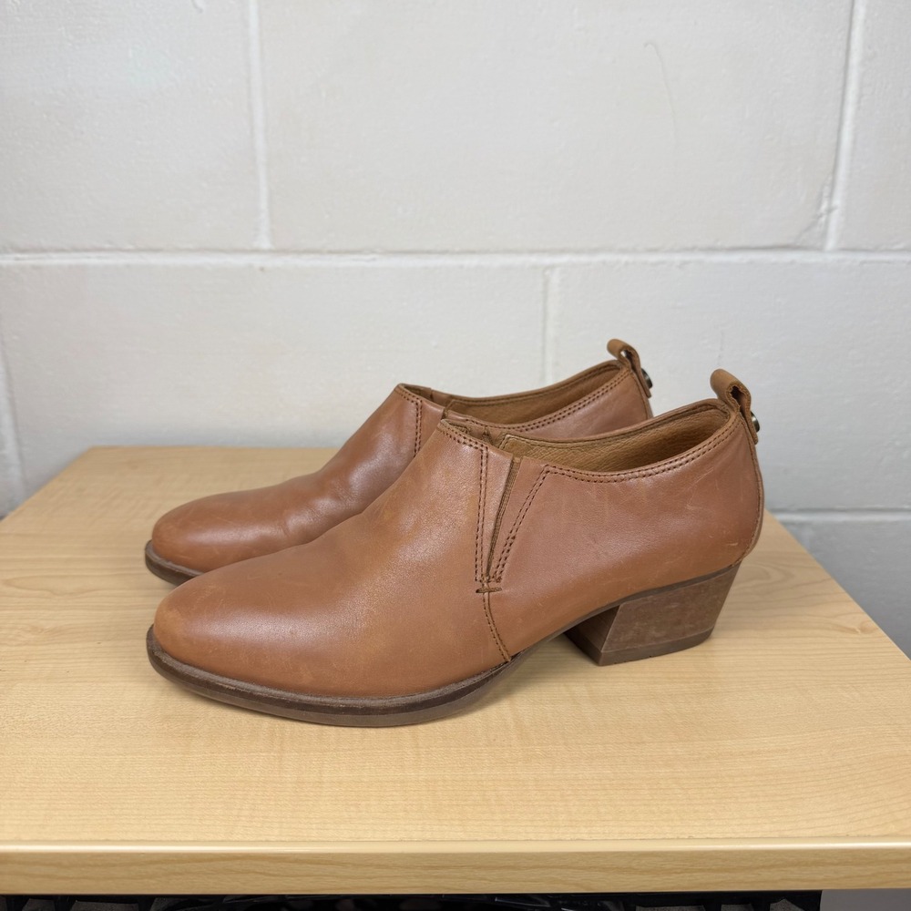 Bussola Alameda Abby Leather Ankle Boots Slip on Women's‎ size 37 (6-6.5)